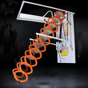 New Design Aluminium Electric Orange Folding Attic Stair