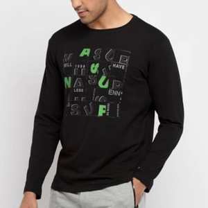 T-shirt à manches longues en tricot pour homme avec imprimé d'art abstrait, écologique et à séchage rapide, mode urbaine décontractée - Product Image 5