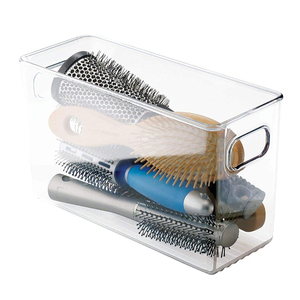 Petits conteneurs d'organisation et de rangement en plastique transparents empilables bacs d'organisation transparents - Product Image 5