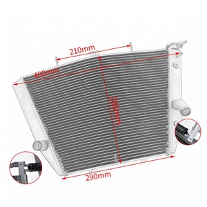 XXUN moto aluminium refroidissement réservoir d'eau refroidisseur radiateur garde pour Suzuki GSXR1000 K5 <span class=keywords><strong>GSXR</strong></span> 1000 <span class=keywords><strong>K9</strong></span> 2005-2016 accessoires - Product Image 6