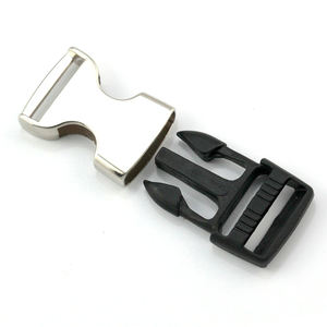 Grillete rápido de aleación de Zinc semiplástico 4892, hebilla de cinturón de cuchillo oculto de 32mm, Collar de perro de hierro para hombres, hebilla dorada, monedero con hebilla de lazo - Product Image 3