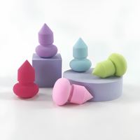 Lot d'éponges de maquillage professionnelles en forme de goutte d'eau, sans latex, personnalisables avec logo, pour fond de teint et cosmétiques