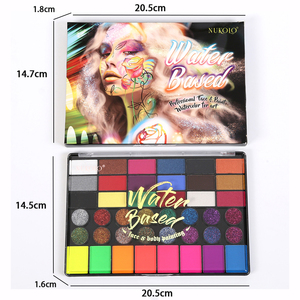 Kit de <span class=keywords><strong>peinture</strong></span> faciale d'Halloween 42 couleurs, maquillage corporel tendance, <span class=keywords><strong>peinture</strong></span> <span class=keywords><strong>gouache</strong></span> non toxique - Product Image 2