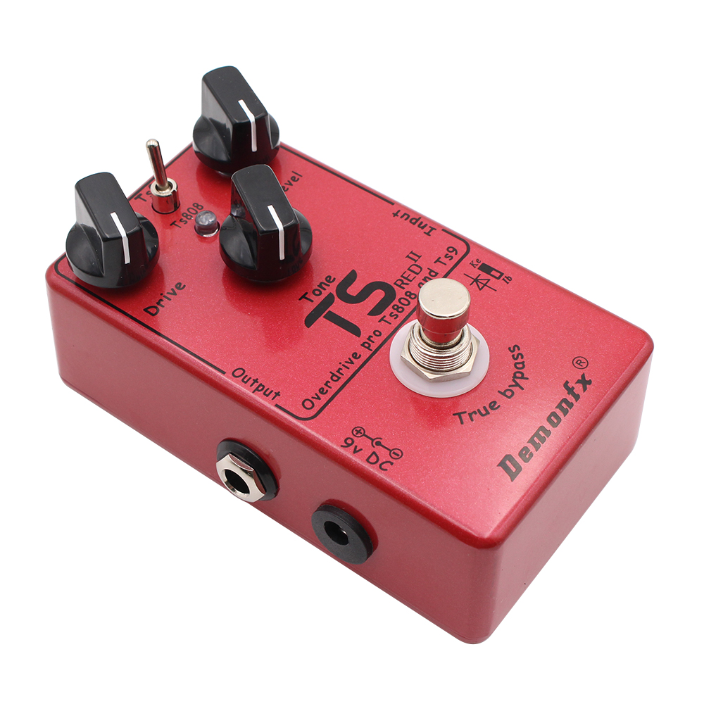 New Demonfx TS RED II: Dual Overdrive Pedal Combining TS9 & TS808