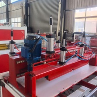 Machine de découpe servo-pilotée pour profilés de tuyaux en plastique, haute précision, adaptée aux lignes de production d'extrusion PVC PE