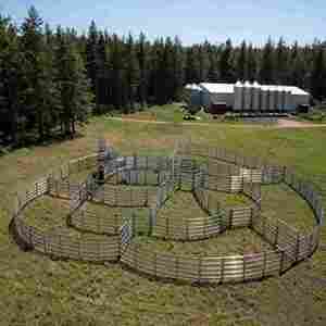 6 Feet Portable Heavy Duty Galvanized Metal Pen Cattle Corral Livestock Farm Horse Rodent Proof Waterproof <strong>Hog</strong> Wire Fencing - Product Image 2