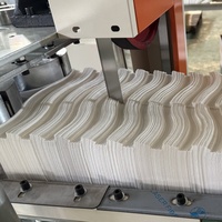 Máquina Plegadora de Servilletas con Impresión Flexográfica de 2 Colores, con Grabado y Laminado, Controlada por PLC, con Bomba y Motor para Servicio de Alimentos