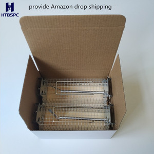 Insancıl Metal fare tuzağı kafes No-öldürmek canlı fare kapanı kapalı ve açık kullanım için yeniden kemirgen tuzak - Product Image 5