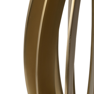 Tavolino Laterale con Base Scultorea Aperta e Piano Rotondo, Pezzo d'Accento Moderno per Soggiorno, Arredamento Casa Elegante - Product Image 5