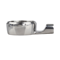 Tête de portafiltre sans fond en acier inoxydable 304, 58 mm, 2 oreilles, pour groupes E61 de machines à expresso, nouveau design, poignées de remplacement
