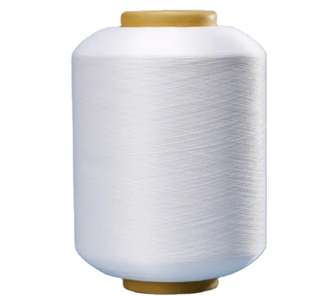 Manufacturer polyester fdy 100/36 600tpm twisted warp yarn price for label weaving