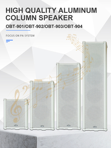Sistema de megafonía 100V 70V, altavoz de columna de aluminio de 20W 40W 60W 80W para interiores y exteriores, columna de <span class=keywords><strong>sonido</strong></span> PA para escuelas y plazas - Product Image 1