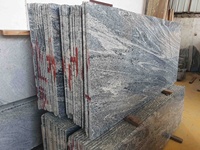 Dalles de sol en granit gris BOTON STONE, prix de gros chinois, pour plans de travail de cuisine et comptoirs de bar, dalles de granit bleu