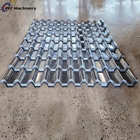 Machine de formage de rouleaux de tuiles métalliques entièrement automatique avec système de découpe hydraulique PLC, certifiée CE ISO pour la construction