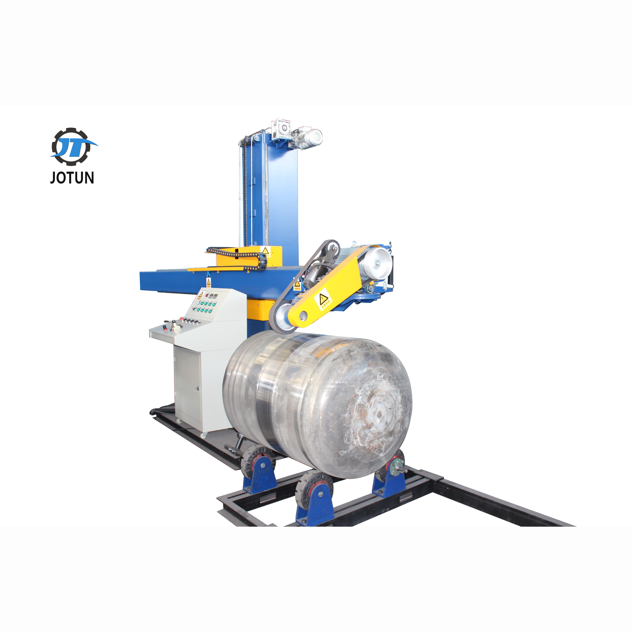 Данная установка применяется для шлифовки и полировки наружных и внутренних цилиндрических поверхностей обечаек