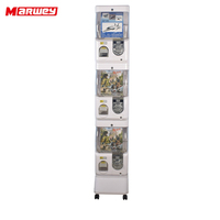 Marwey Japanese Gacha Store Whole Design Three Layers Machine Kid Gift Game Toy Capsule Vending Machine