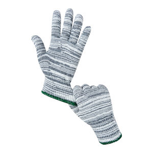 Guantes de jardín de hilo de algodón antideslizante de alta calidad, venta al por mayor, equipo de protección de seguridad industrial, guantes de punto de trabajo de China - Product Image 2