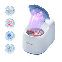 Nettoyeur électrique à ultrasons pour lunettes, montres, bijoux, dentiers-équipement UV pour usage domestique et dentaire