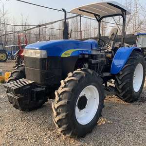 Tractor holland con cargador frontal, maquinaria agrícola usada deutz, SNH754, 75hp, novedad - Product Image 5