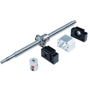 SFU2005 <b>Set</b> 20mm Diameter Linear Customized Shaft Length Bearing Rod Support Support Bearing Linear Rod - Product Image 2
