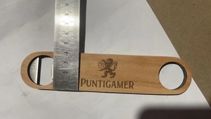 Tùy chỉnh bán buôn ủng hộ đám cưới cá nhân Trống Gỗ thép không gỉ Bìa mở chai - Product Image 4