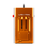 Grabador Láser de Doble Longitud de Onda Genesis-M1, 2W IR 10W Azul, Puerta de Seguridad, Filtración de Aire, 105x105mm, para Metal, Madera, Acrílico, Cuero