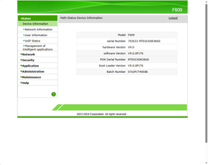 Routeur <span class=keywords><strong>WiFi</strong></span> sans fil F609 V9 V8 300 Mbps, modem optique GPON, terminal optique ONU ONT FTTH, version anglaise 3G 4G 2.4g 5g - Product Image 6