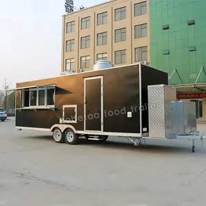 Robetaaフードトラックトレーラーモバイルキッチンフードトラック設備の整ったフードトレーラーケバブピザフードバン