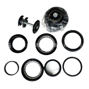 Kit de potence de VTT 44 mm en acier noir usiné pour fourche durable, accessoire de potence de fourche usinée, collier de guidon 29,6-31,0 mm, 31,8 mm - Product Image 2