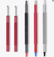 Outils de réparation de montres en acier inoxydable, 2/3/5 pièces/ensemble, aiguilles de retrait de cadran et outils d'installation de montres
