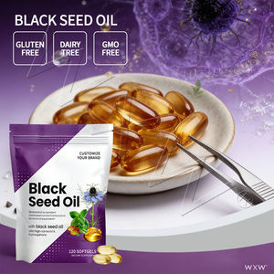 Aceite de Semilla de Comino Negro en Cápsulas Blandas, 2000 mg por Porción, Prensado en Frío, Apoya el Sistema Inmunológico, Suministro del Fabricante - Product Image 4