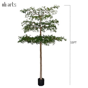 OH ARTS Albero di Ulivo Artificiale Grande Personalizzato in Seta Nera Finta Shady Lady da 9' per Interni, Decorazioni per la Casa, Vendita all'Ingrosso - Product Image 3