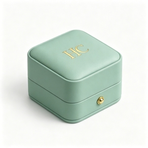 Luxury Faux Leather <b>Ring</b> <b>Box</b> Wholesale Custom Logo Premium Jewelry <b>Gift</b> Packaging <b>Box</b> Factory Direct <b>for</b> High End Brands - Product Image 6