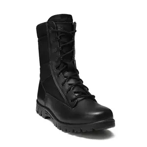 黑色600D聚酯牛津橡胶鞋底战术战斗战术战斗靴