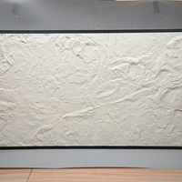 Panneau de pierre souple façonnée à la main, surface naturelle rugueuse, placage de pierre douce pour la décoration murale de villas et de cafés