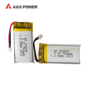 UL1642 Battery Li-Ion Polymer battery <span class=keywords><strong>3</strong></span>,7 v 700mah lipo battery 102040 for desk/table wall Clocks - Product Image 6