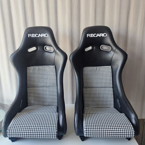 Asientos <span class=keywords><strong>de</strong></span> Competición Tipo Bucket con Respaldo <span class=keywords><strong>de</strong></span> Fibra <span class=keywords><strong>de</strong></span> Carbono y Costuras Negras en Alcántara, con Logotipo Personalizado, para Arnés <span class=keywords><strong>de</strong></span> 5 Puntos - Product Image 6