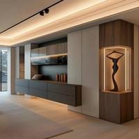 Buffet intelligent multi-niveaux personnalisé avec prise intégrée, armoire étanche pour salle à manger, balcon, garde-manger