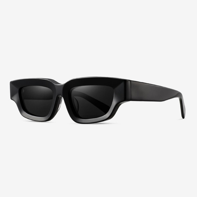 European American High-End Retro for Women Punk Style Small Frame Thick Frame Trendy Acetate Sunglasses