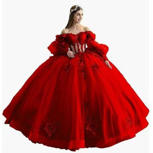 Nuovo Abito <span class=keywords><strong>da</strong></span> Ballo Lilla per Quinceanera con Spalle Scoperte e Applicazioni in Pizzo, Perline e Cristalli con Corsetto in Tulle Dolce 15 Vestidos De XV Anos - Product Image 2