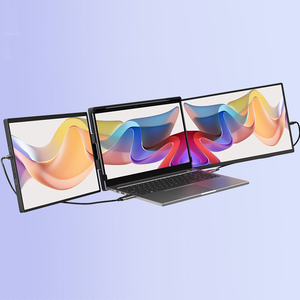 Mới Xách Tay Màn Hình 14 Inch Xách Tay Màn Hình LCD Mở Rộng Màn Hình Máy Tính Xách Tay Ba Màn Hình Chơi Game Cầm Tay Di Động Màn Hình - Product Image 3