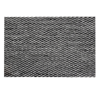 Bolon Schwarz-Silber PVC Gewebte Vinyl-Bodenbeläge Teppichfliesen für Gewerbe und Heimdekoration Wasserdicht Schimmelresistent Feuerfest