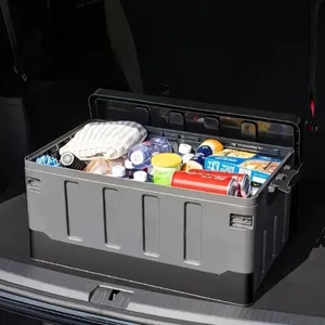 Caja de Almacenamiento <span class=keywords><strong>Plegable</strong></span> Multiusos, Impermeable, Rectangular, de Plástico, para Maletero de Coche, Camping, Cocina al Aire Libre - Product Image 5