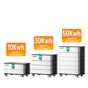 LiFePO4 리튬 이온 배터리 10Kwh 20Kwh 하이브리드 인버터 태양광 발전소 모듈형 스택형 배터리 - Product Image 2