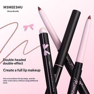 Mishu Delineador <span class=keywords><strong>de</strong></span> Labios <span class=keywords><strong>de</strong></span> Doble Punta, Resistente al Agua, Larga Duración, Acabado Mate, Definición y Modelado Natural, No se Desvanece, Tono Miel, Paquete 1121 - Product Image 3
