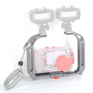 Telesin Dual Handle Tray Mobile Diving <b>Gimbal</b> Stabilizer Waterproof <b>DSLR</b> Diving Equipment - Product Image 1