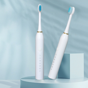 Ipx7 Không Thấm Nước Mạnh Mẽ Làm Sạch Làm Trắng Răng Cleaner Thông Minh Có Thể Sạc Lại 4 Mức Độ Tốc Độ <span class=keywords><strong>Sonic</strong></span> Bàn Chải Đánh Răng Điện - Product Image 5