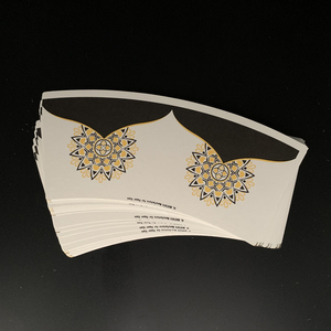 แก้วกระดาษเคลือบ PE กันน้ำสองด้าน พิมพ์โลโก้ได้ตามต้องการ สำหรับวัตถุดิบอาหาร พิมพ์ออฟเซ็ต สำหรับกาแฟ บะหมี่ สลัด - Product Image 3