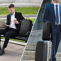 Mochila Personalizable para Hombre, Gran Capacidad, Impermeable, para Viajes de Negocios y Ocio, con Puerto USB, para Computadora