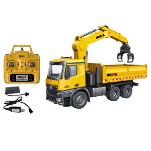 <span class=keywords><strong>Camion</strong></span> radiocommandé HUINA 1575 1/14, grue en bois pour adultes, voiture à benne mobile jouet 2.4G, <span class=keywords><strong>camion</strong></span> à benne de Construction - Product Image 4